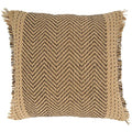 SARO LIFESTYLE Wilma Collection Timeless Animal Print Faux Fur Poly Filled Throw Pillow, 14" x 20", Natural - color: Natural, size: 22" Down