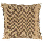 SARO LIFESTYLE Wilma Collection Timeless Animal Print Faux Fur Poly Filled Throw Pillow, 14" x 20", Natural - color: Natural, size: 22" Down
