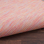 Nourison Home Positano Rainbow 2'2" x 12' Area Rug - Easy Clean, Non Shedding, Bed Room, Living Room, Dining Room, Kitchen (12' Runner) - color: Rainbow, size: 2'2" x 12' (Runner)