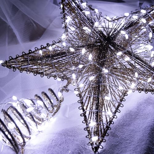 Fairy Lights Plug in,660FT 2000LEDs Waterproof Led String Lights,8 Modes Remote Twinkle Light for Outdoor Indoor Christmas Wedding Birthday Garden Party Decorations,Silver Wire,Cool White - color: Cool White, size: 660FT 2000Leds