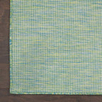 Nourison Home Positano Blue Green 2'2" x 10' Area Rug - Easy Clean, Non Shedding, Bed Room, Living Room, Dining Room, Kitchen (10' Runner) - color: Blue/Green, size: 2'2" x 10' (Runner)