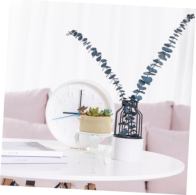 HANABASS Boho Plant Stands Multifunctional Flower Pot Holders Iron Indoor Plant Rack Aesthetic Decor for Room Corner Bonsai Shelf