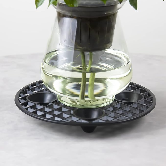 8 Plant Elevators, Heavy Duty Plant Stands, Saucer Riser for Indoor/Outdoor Grow & Drainage, Prevent Rot & Damage on Patio & Deck (11.8 inch)