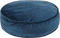 Velvet Floor Pillows Round Chair Cushion Couch Throw Pillow Soft Pouf Seat Mattress Bean Bag for Reading Nook Play Room (25.6", Teal)