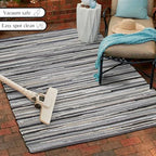 Ramanta Home Hand Woven 100% Cotton Rag Rug 3'x5' - Charcoal, Recycled Rugs, Boho Farmhouse Rugs for Living Room, Dinning Room, Kitchen, Entryway, Bedroom Rug - 36"x60" - color: Charcoal, size: 3 x 5 feet