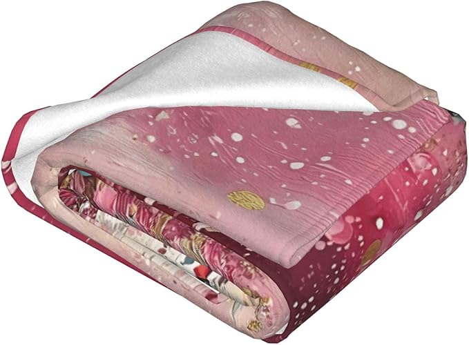 Christmas Tree Throw Blanket Soft Flannel Blanket 60"x50" in Bed Blanket Home Decor for Room Sofa Couch All Season