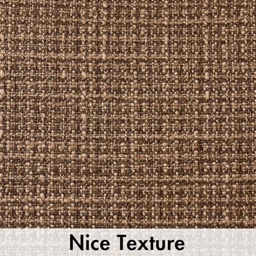 MIULEE Burlap Linen Throw Pillow Covers 20x20 Inch Set of 2 Brown Decorative Pillows Modern Farmhouse Pillowcases Soft Accent Cushion Covers for Outdoor Couch Sofa Bedroom Livingroom Home Decor - color: Brown, size: 20" x 20" (Pack of 2)