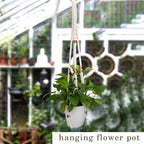 Hanging Planter for Indoor Plants,Macrame Plant Hanger with Colored Wood Beads,Plant Hanger,Hanging Plant Holder,Plant Hangers,Plant Holder,Plant Hangers Indoor,Macrame Plant Hangers Indoor