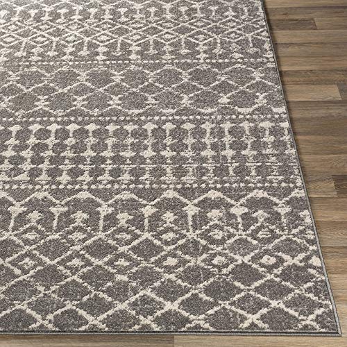 Livabliss Elsie Global Bohemian Area Rug,5'3" x 7'3",Medium Gray - color: Medium Gray, size: 5'3" x 7'3" (Rectangular)
