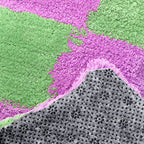 Pllieay 72x40 Inch Non Slip Final Backing Cloth, Vinyl Primary Tufting Cloth Backing Fabric, Non Slip Pad with Plum Blossom Pattern for Carpets Rug Tufting Gun Cushion Punch Needle - size: 72x40 inch