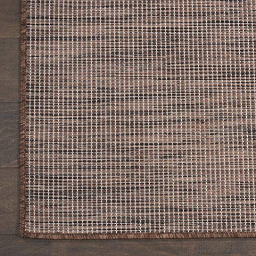 Nourison Home Positano Natural 2'2" x 10' Area Rug - Easy Clean, Non Shedding, Bed Room, Living Room, Dining Room, Kitchen (10' Runner) - color: Natural, size: 2'2" x 10' (Runner)
