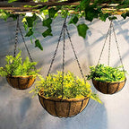 4pcs 22 inch Black Hanging Basket Chain with Hooks Flower Plant Pot Replacement Chain Hanger for Bird Feeders,Planters,Lanterns and Ornaments - size: 22 inch (4pcs)