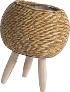 Handwoven Flowers Basket Handwoven Storage Basket Flowers Baskets Plant Pots Bonsais Succulents Container Decorations