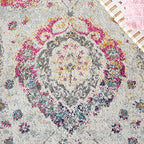 SAFAVIEH Madison Collection Runner Rug - 2'3" x 8', Grey & Gold, Boho Chic Glam Paisley Design, Non-Shedding & Easy Care, Ideal for High Traffic Areas in Living Room, Bedroom (MAD600F) - color: Grey/Gold, size: 2'3" x 8' (Runner)