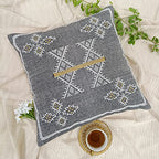 Trade Star Beautiful Sabra Pillow Cover Throw Pillow Cover Farmhouse Cushion Case 100% Cotton Cushion Cover Handwoven Luxurious Breathable Pillow Cover for Gifting Purpose - color: Pattern 15
