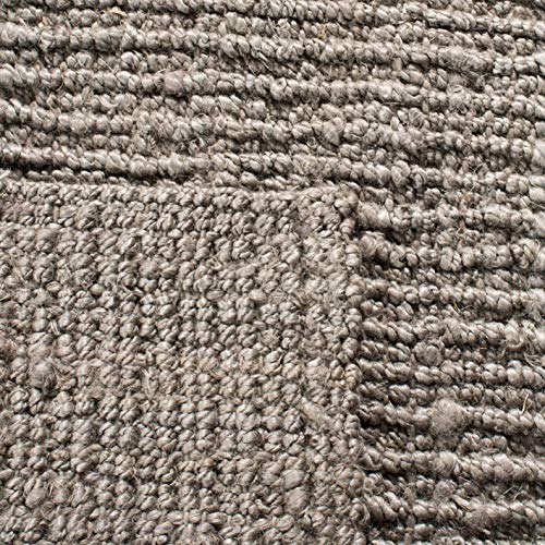 SAFAVIEH Natural Fiber Collection Runner Rug - 2'6" x 8', Light Grey, Handmade Jute, Farmhouse Style, Chunky Textured Thick Pile (NF447G) - color: Light Grey, size: 2'6" x 8' (Runner)