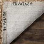 SAFAVIEH Natural Fiber Collection Area Rug - 6' x 9', Natural, Handmade Farmhouse Jute, Ideal for High Traffic Areas in Living Room, Bedroom (NF923A) - size: 6' x 9' (Rectangular)