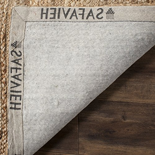 SAFAVIEH Natural Fiber Collection Area Rug - 6' x 9', Natural, Handmade Farmhouse Jute, Ideal for High Traffic Areas in Living Room, Bedroom (NF923A) - size: 6' x 9' (Rectangular)
