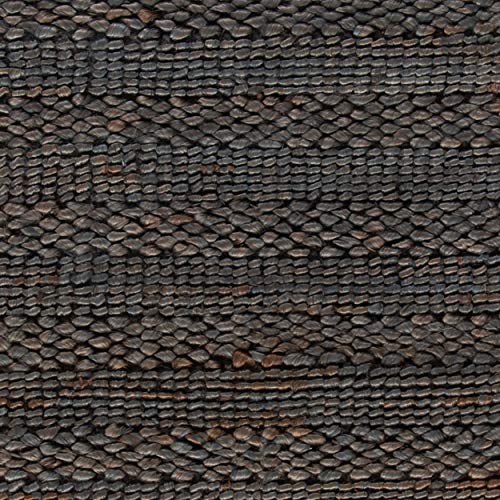 SAFAVIEH Natural Fiber Collection Accent Rug - 2'3" x 4', Charcoal, Handmade Jute, Braided Woven Design, Ideal for Entryway, Living Room, Bedroom (NF212C) - color: Charcoal, size: 2'3" x 4' (Rectangular)