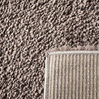 SAFAVIEH August Shag Collection Accent Rug - 2' x 3', Taupe, Solid Design, Non-Shedding & Easy Care, 1.2-inch Thick Ideal for High Traffic Areas in Entryway, Living Room, Bedroom (AUG900R) - color: Taupe, size: 2' x 3' (Rectangular)