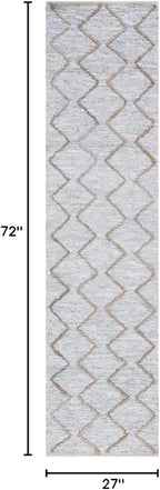 SAFAVIEH Vintage Hamadan Collection Runner Rug - 2'3" x 6', Brown & Ivory, Traditional Persian Design, Non-Shedding & Easy to Clean, Ideal for Hallway, Foyer, Entryway, Bedroom (VTH211T)
