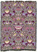 Pure Country Weavers William Morris Lodden Dianthus Blanket XL - Arts & Crafts - Gift Tapestry Throw Woven from Cotton - Made in the USA (82x62) - color: Dianthus, size: X-Large