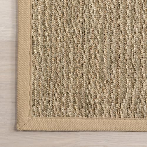 Nuloom Elijah Beige/Natural, 2'6" x 8', Basketweave, Seagrass, Soft and Textured, High Traffic, Stain Resistant, Easy Clean, Durable Runner for Bedroom, Living Room, Dining, Den, Foyer, Entryway - color: Beige, size: 2'6" x 8' (Rectangular)