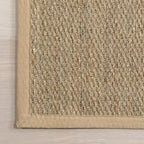Nuloom Elijah Beige/Natural, 2'6" x 8', Basketweave, Seagrass, Soft and Textured, High Traffic, Stain Resistant, Easy Clean, Durable Runner for Bedroom, Living Room, Dining, Den, Foyer, Entryway - color: Beige, size: 2'6" x 8' (Rectangular)
