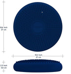 BouncyBand Wiggle Seat, Blue, 1-Pack – Small 10.75” D x 2.5” H Wobble Cushion for Kids Aged 3-7 – Sensory Tool Promotes Active Learning & Improves Productivity – Includes Pump for Easy-Inflation