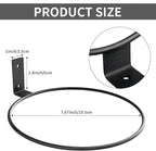 8 Inch Wall Mounted Plant Holder,Plant Wall Mount,Flower Pot Holder for Outside,Wall Planters for Indoor Plants (6 Pack)