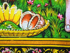 Sai Baba batik sequin Cotton Wall Hanging Painting : Size 43"x30" Inches - color: Sai baba