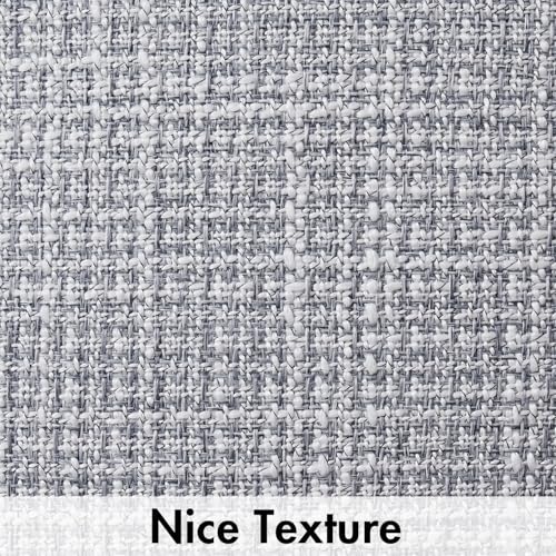 MIULEE Burlap Linen Spring Throw Pillow Covers 20x20 Inch Set of 2 Blue Grey Decorative Pillows Modern Farmhouse Pillowcases Soft Accent Cushion Covers for Couch Sofa Bedroom Livingroom Home Decor - color: Blue Grey, size: 20" x 20" (Pack of 2)