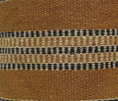 Sturdy Jute Planter Basket Modern Woven Basket for 8" Floor Indoor Planters, 10” x 10” Storage Organizer Basket Home Decor, Boho Chic Storage Earth-Friendly Planter (10x10 Inches, Multi Strip) - color: Multi Strip, size: 10x10 inches