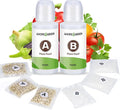 Ahopegarden 800ml A&B Hydroponic Nutrients: Hydroponic Plant Food for Aerogarden, Liquid Plant Food for Vegetables, Fruits, Flowers, ect - All-in-One Fertilizer Solution for Hydroponics Growing System