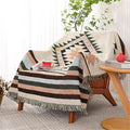Lqprom Southwest Throw Blankets Aztec Southwestern Throws Cover Boho Native American Blankets for Gift Sofa Table Bed Living Room Decor Outdoor Camping Picnic Tent Beach Car Traveling 63"x87"