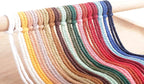 NOANTA Sage Macrame Cord 4mm x 109yards, Colored Macrame Rope, Cotton Rope Macrame Yarn, Colorful Cotton Craft Cord for Wall Hanging, Plant Hangers, Crafts, Knitting