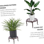 Metal Plant Stand Boho Style Flower Pot Holder Tall Indoor Plant Stands for Decorative Flower Display