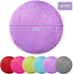 12 Pcs Kids Carpet Circle Seats 16" Kids Classroom Rug Floor Cushions Round Soft Warm Floor Rug Mat for Classroom, Home School Story Time, Group Activity Educational Learning Playing Areas (12)