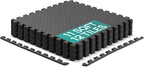 Yes4All EVA Interlocking Mats, Puzzle Floor Tiles, Foam Floor Padding with Border for Furniture, Home Space, Living Room, Garage 11 SQFT