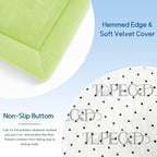 Baby Play Mat for Floor Nursery Muscle Mat Area Rug Playroom Rug 50"x50" Memory Foam 1.3" Thick Crawling Mat for Babies,Toddlers, Infants,Kids (Light Green)