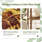 Plant Stand Indoor with Grow Lights for Indoor Plants 62.2'' Tall Plant Shelf 12 Tiers Sturdy Plant Rack for Plants Dispaly for Living Room Garden Patio Decor
