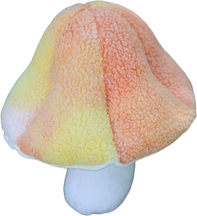 Mushroom Pillow Floor Pillow Sofa Cushion Home Decoration Pillows Reading Pillow (Brown, 32cm)