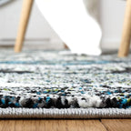 SAFAVIEH Vintage Hamadan Collection Runner Rug - 2'3" x 10', Dark Grey & Ivory, Traditional Persian Design, Non-Shedding & Easy to Clean, Ideal for Hallway, Foyer, Entryway, Bedroom (VTH211H)