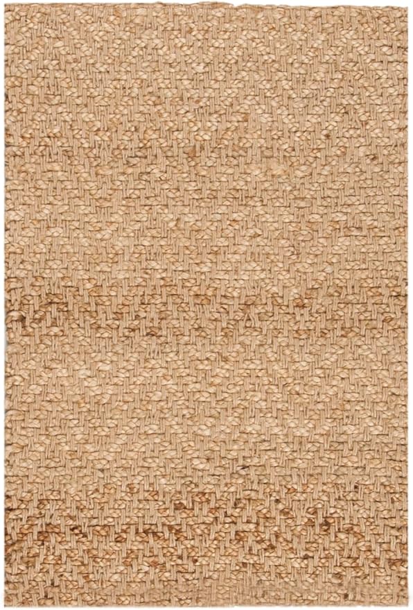 SAFAVIEH Natural Fiber Collection Accent Rug - 2' x 3', Natural, Handmade Farmhouse Fringe Jute, Ideal for High Traffic Areas in Entryway, Living Room, Bedroom (NF731A)