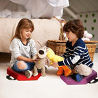 Costzon 6-Piece 15 inch Kids Floor Cushion, 2" Thick Waterproof Daycare Preschool Hexagon Foam Cushion with Handle for Toddlers, Soft Flexible Seating for Classroom, Home, Kindergarten or Nursery