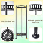 2-Pack Plant Stand Indoor Outdoor, 30'' Tall Plant Stands, 2 Tier Metal Planter Stand, Flower Stand Plant Pot Holder for Living Room, Corner, Deck