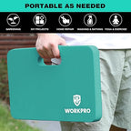 WORKPRO Extra Thick Kneeling Pad, Soft Foam Cushioning for Knee, Large Foam Kneeler Mat for Gardening, Bathing Baby, Workout Supplies, 17.5 x 11 x 1.5 in, Robin's egg Blue
