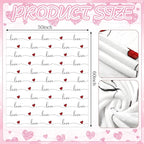 Valentine's Day Throw Blanket Ultra Soft Fleece Blanket for Bed and Couch Cozy Holiday Theme Throw Warm Winter Valentines Decoration, 50 x 60 Inches