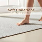 Light Gray 6x9 Handwoven Jute Cotton Area Rug – Reversible Natural Fiber Rug for Living Room, Bedroom and Dining Rooms
