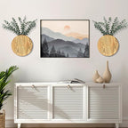 Set of 2 Wall Planter for Indoor Plants, Boho&Farmhouse Wall Decor for Living Room, Bathroom,Hanging Planter for Artificial Flower Plants(Brown)